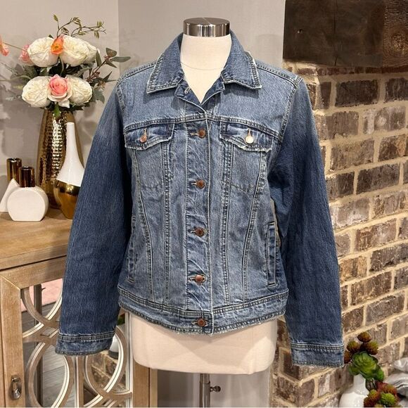 UNIVERSAL THREAD Women’s 90’s Baggy Trucker Jacket in the Size Large - Picture 7 of 12